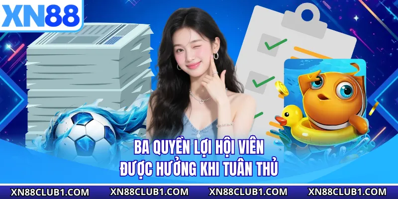 Ba quyền lợi hội viên được hưởng khi tuân thủ